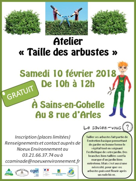 Atelier "Taille des arbustes" @ Sains-En-Gohelle | Sains-en-Gohelle | Hauts-de-France | France